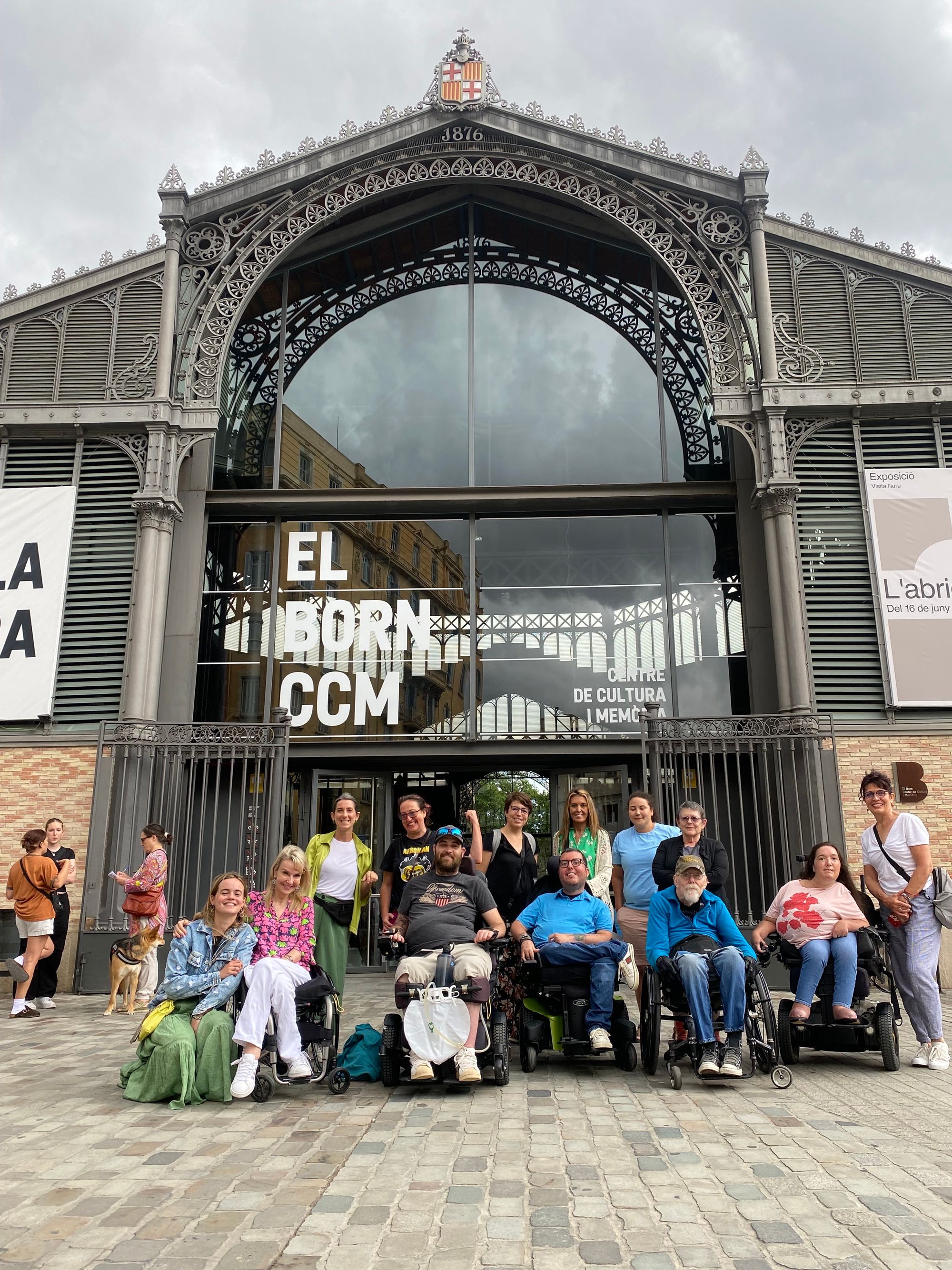 Group tour photo with Wheel the World in Spain - with Cory Lee