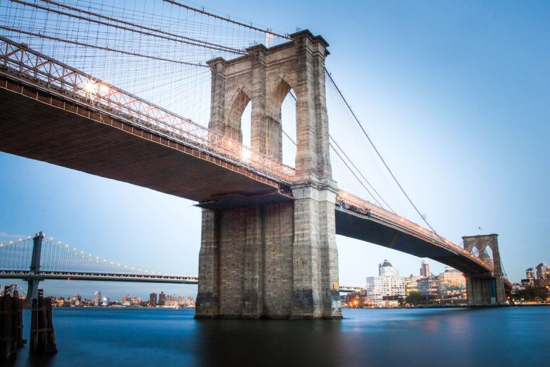 The Brooklyn Bridge is a free, accessible attraction that can be navigated independently