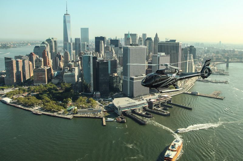 NYC Helicopter tour takes you over the city for stunning views of the city