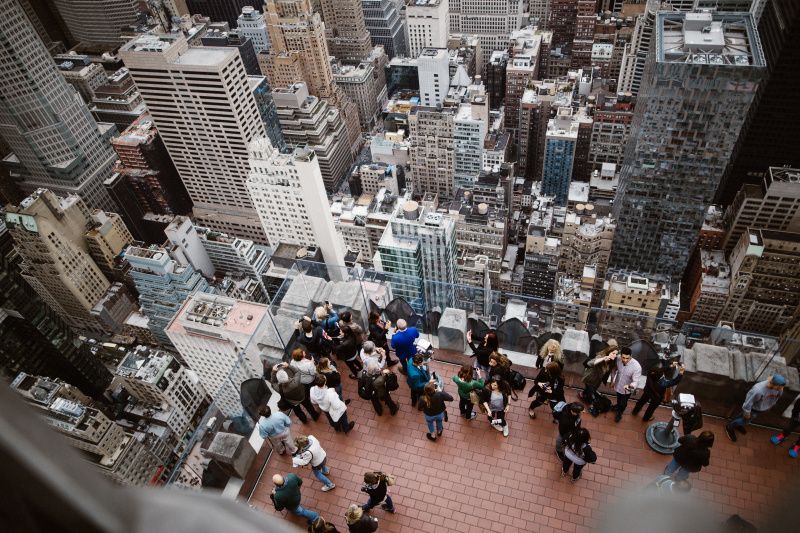 The Top of the Rock observatory is an accessible attractions with stunning views of the city