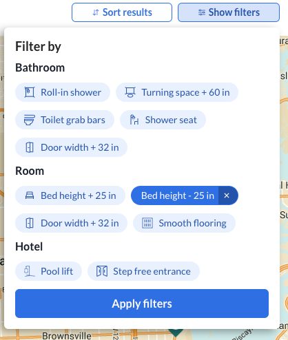 Bed height is a data point that Wheel the World measures to ensure reliable accessibility information