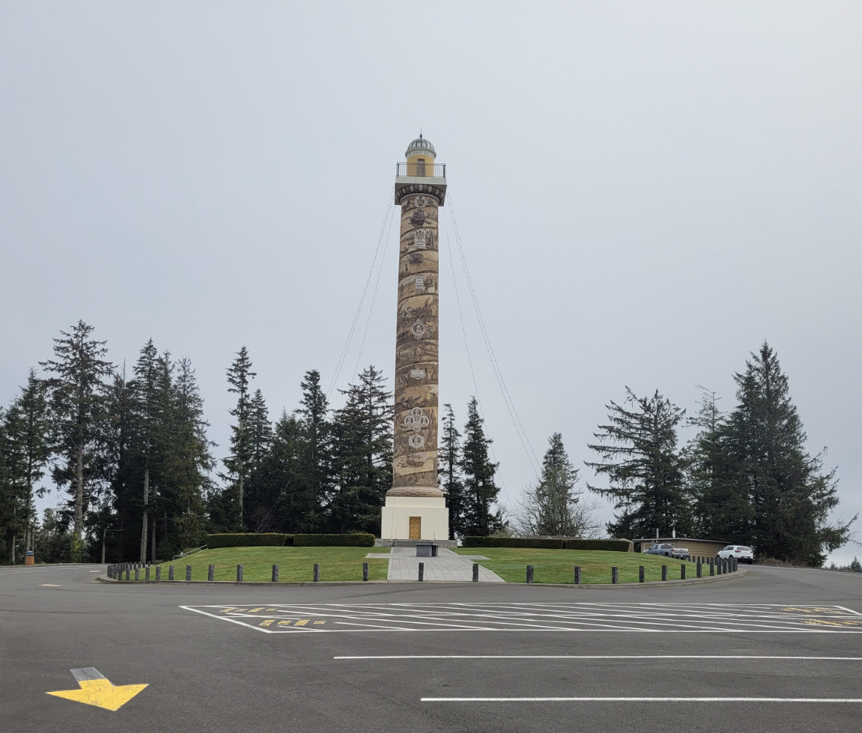 Astoria Column Park is a beautiful area with accessibility.
