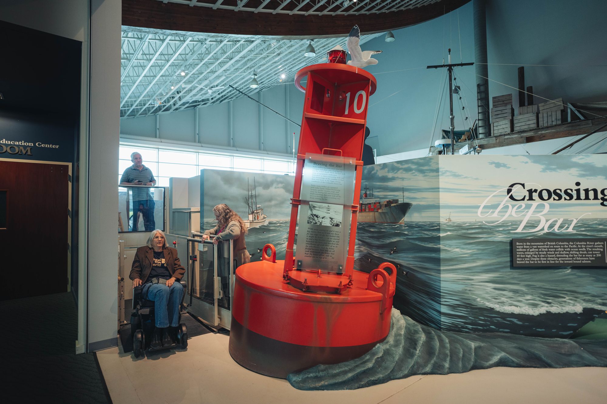 The Columbia River Maritime Museum is a wheelchair accessible attraction in Astoria, Oregon.
