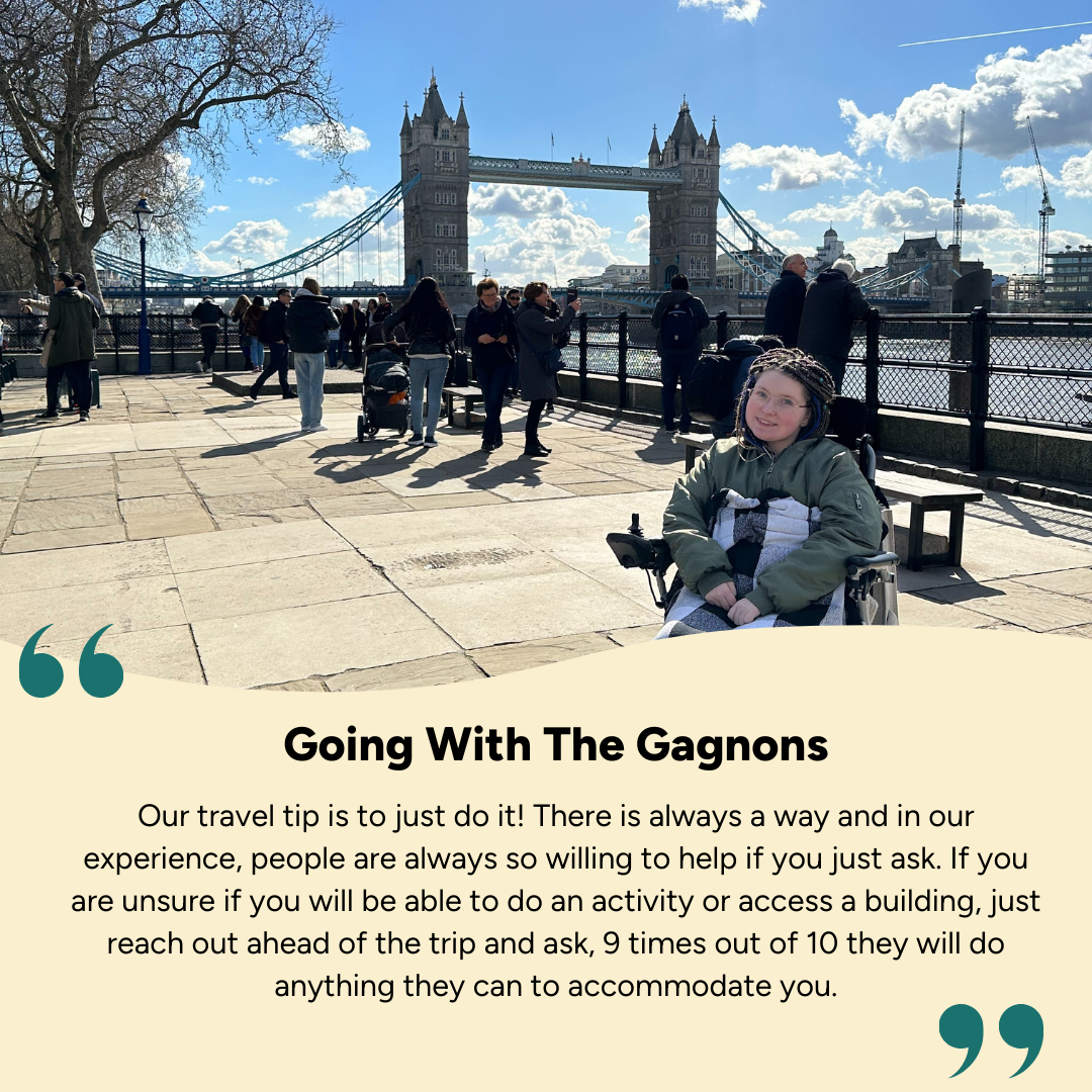 Wheelchair travel tips by Going With the Gagnons. 