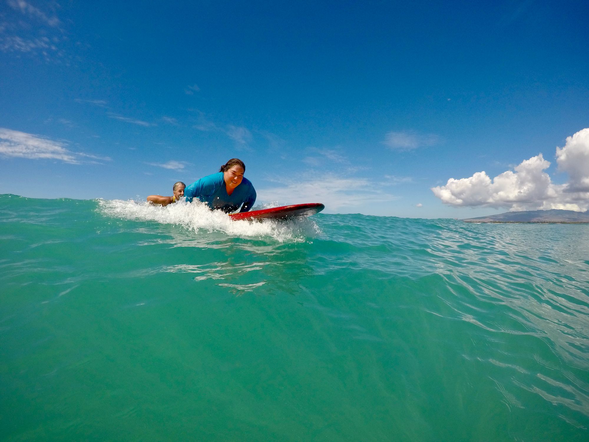 Hawaii has adaptive surfing for those with disabilities.