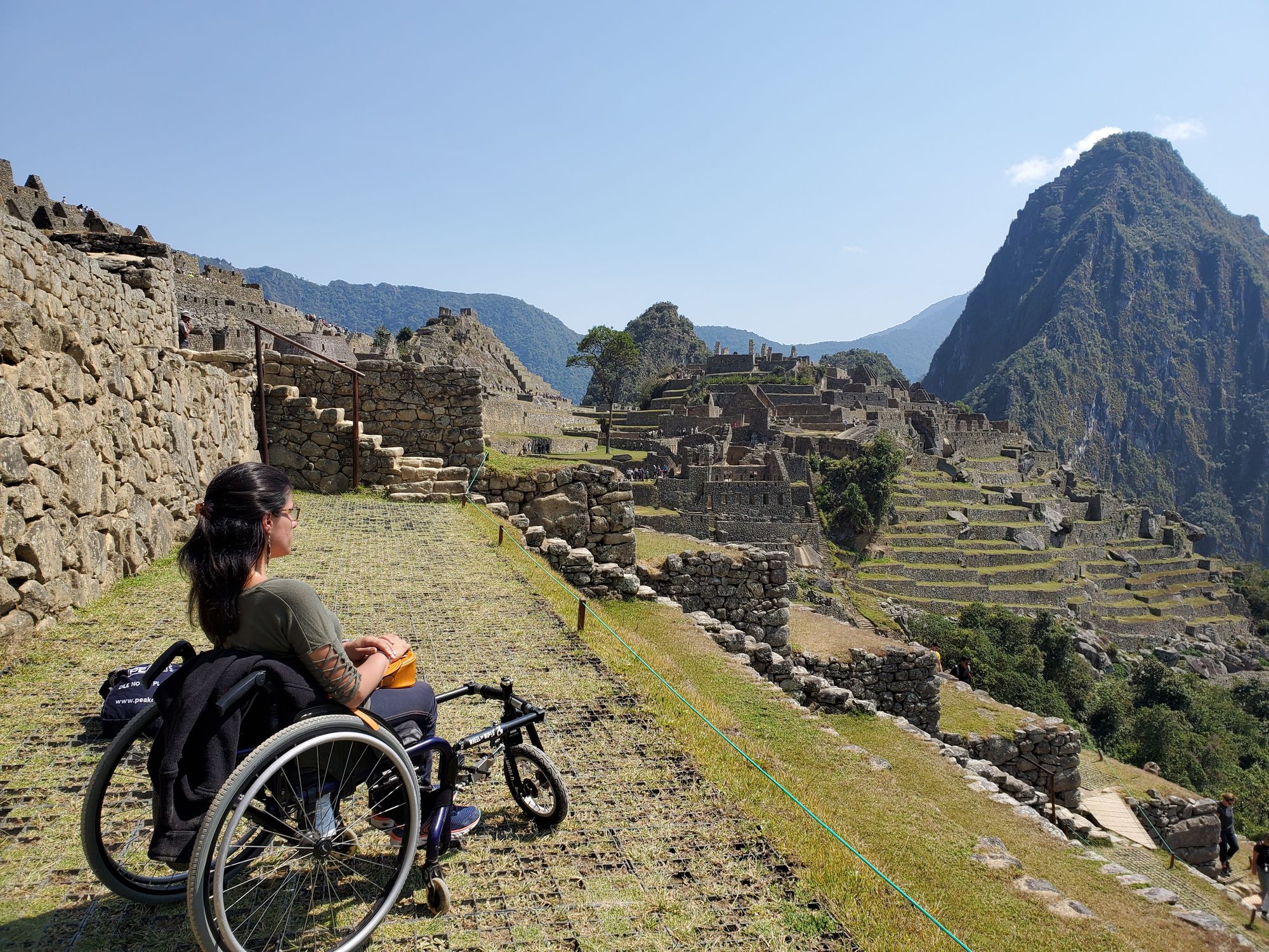 Wheelchair users and those with mobility issues can trek to Machu Picchu in Peru.