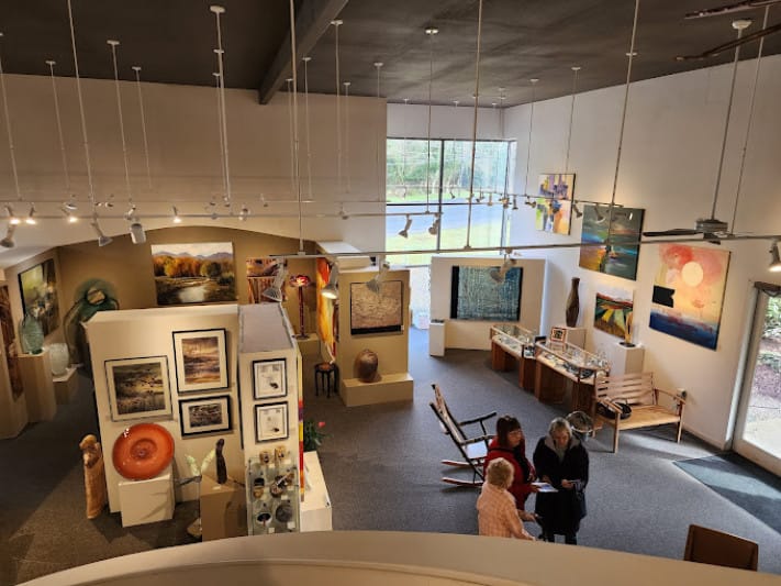 Freed Gallery in Lincoln City is a wheelchair accessible gallery