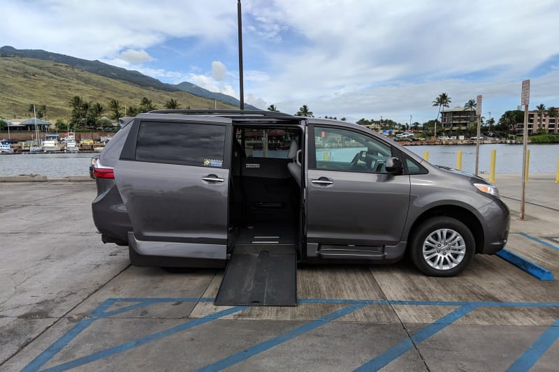Adapted vehicle in Maui, Hawaii for wheelchair users