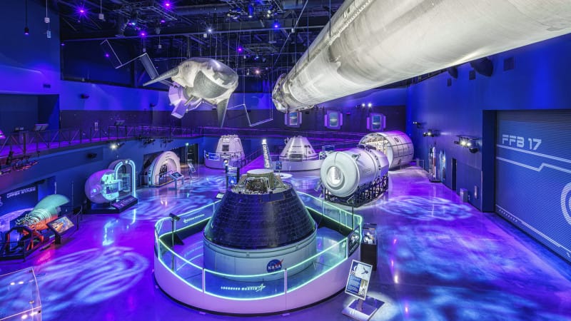 Kennedy Space Center Visitor Complex is an accessible attraction about an hour away from Kissammee