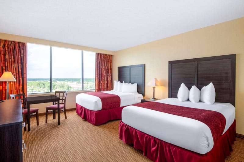 Wheelchair accessible room at Ramada by Wyndham Kissimmee Gateway
