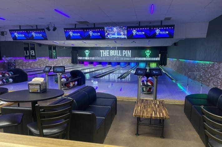 The Bull Pin Bowling Alley and Sports Bar is an accessible thing to do in Estes Park