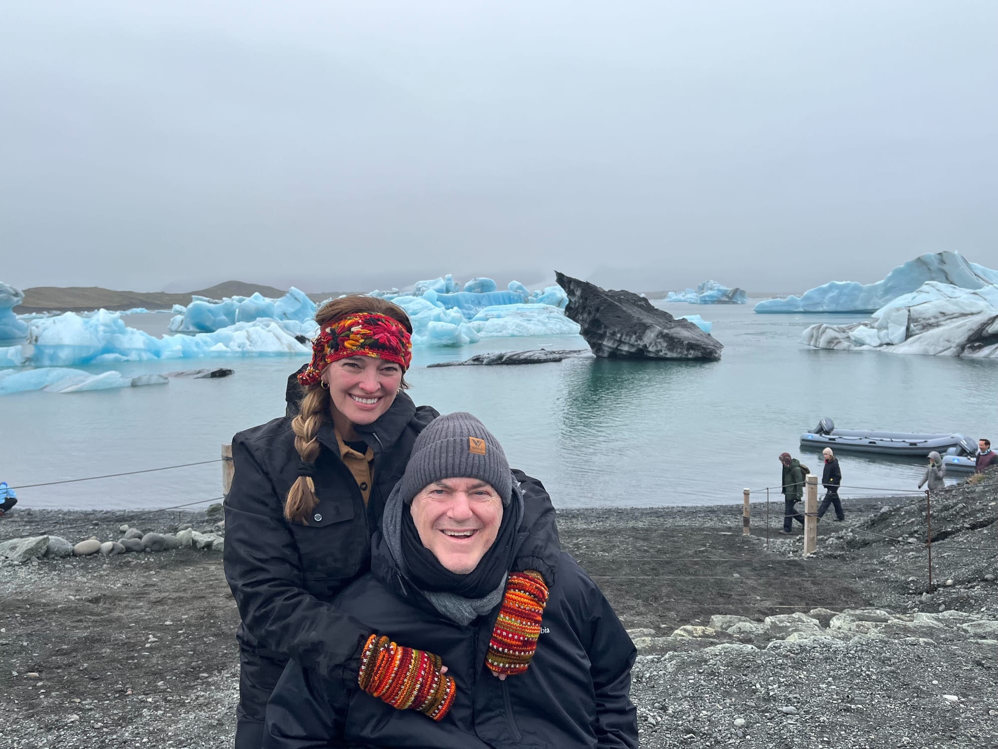 Bert and Joy in Iceland with Wheel the World