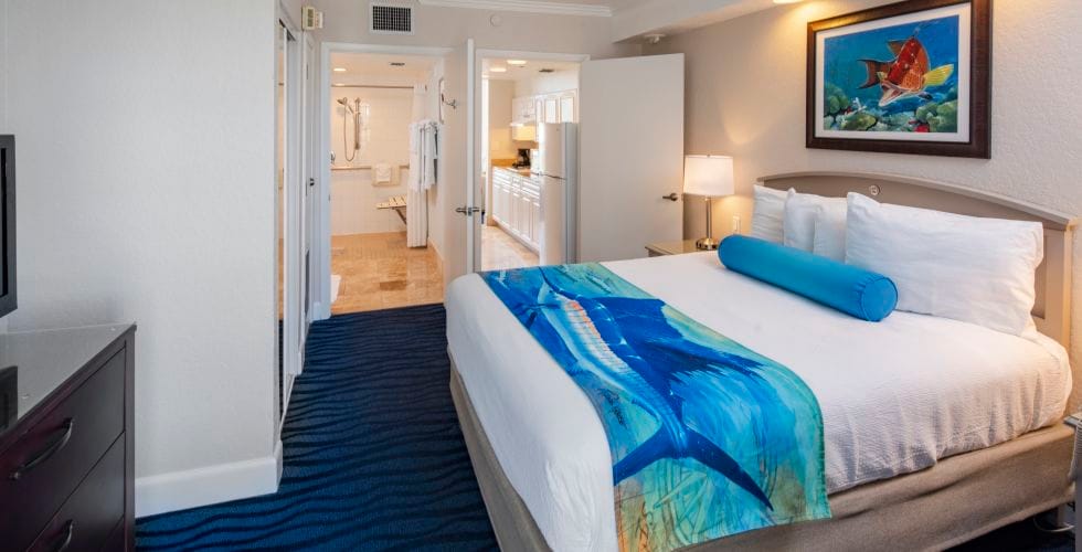 Accessible room at RumFish Beach Resort by TradeWinds