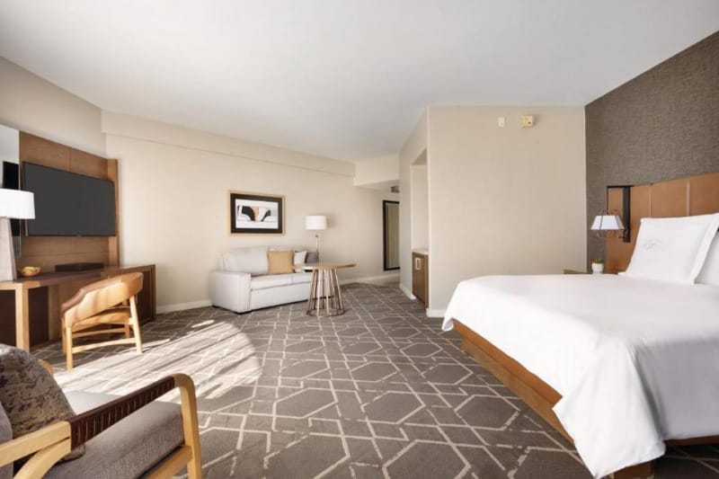 Spacious, wheelchair accessible room at Fairmont Scottsdale Princess