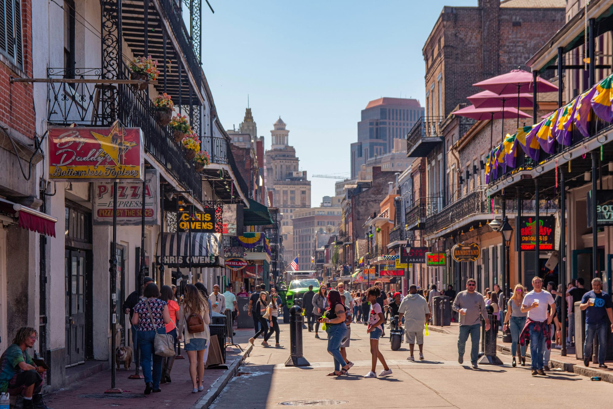 Busy day in New Orleans