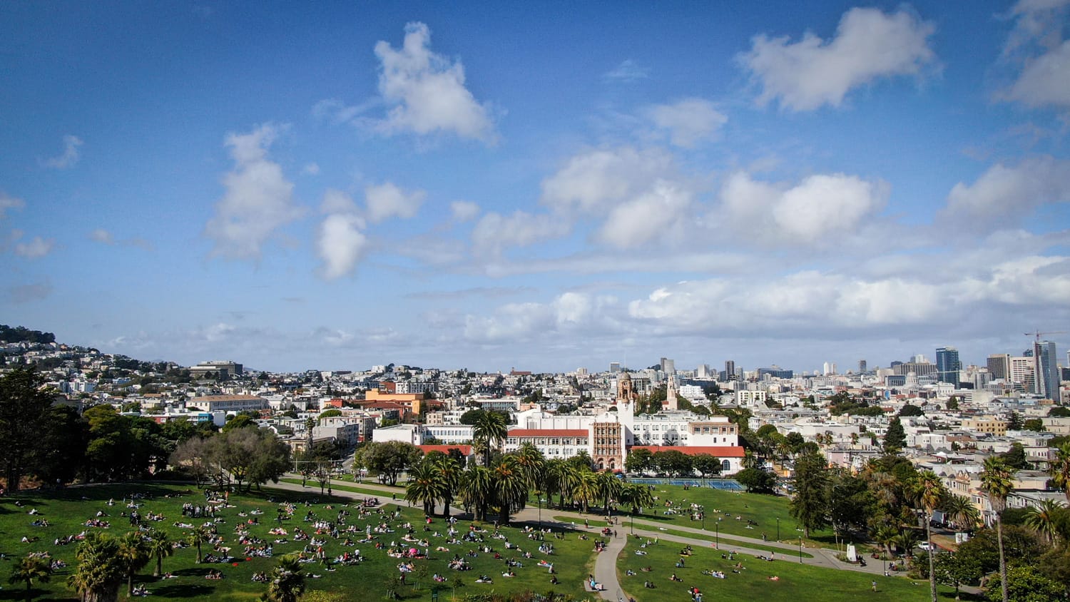 Dolores Park in San Francisco is an accessible park to visit