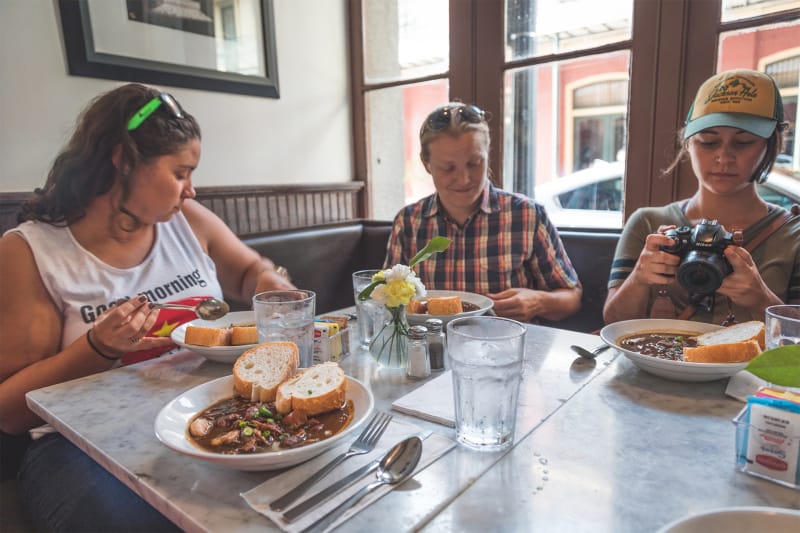 Trying different foods in New Orleans is a must.