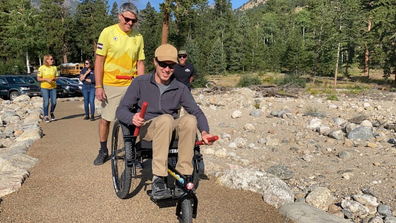 Wheelchair accessible trail in Estes Park