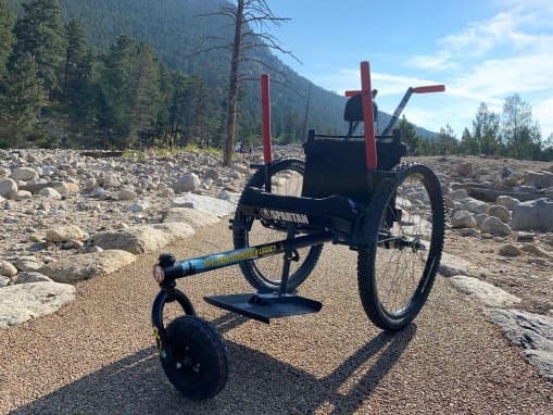 All terrain wheelchair for rent Estes Park