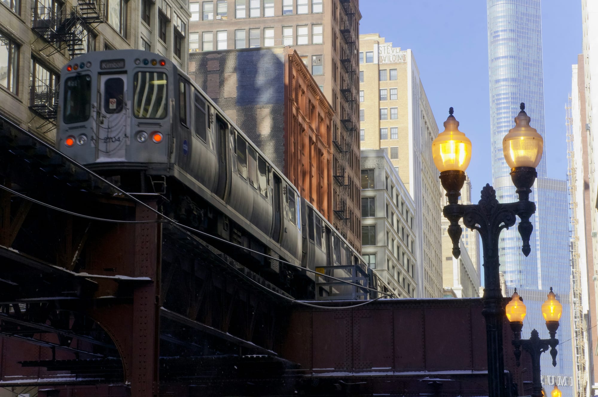 Trains in Chicago are accessible