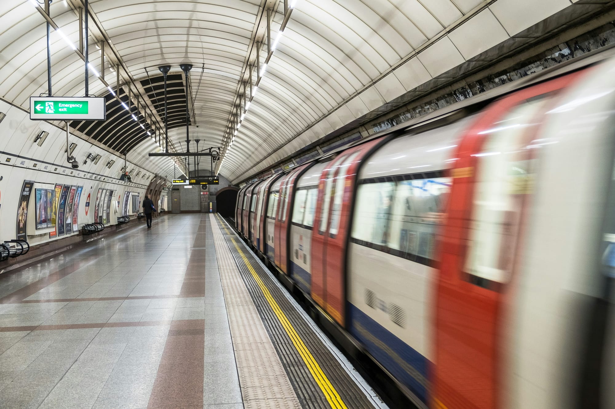 The Tube London subway is an accessible transportation option for people with reduced mobility