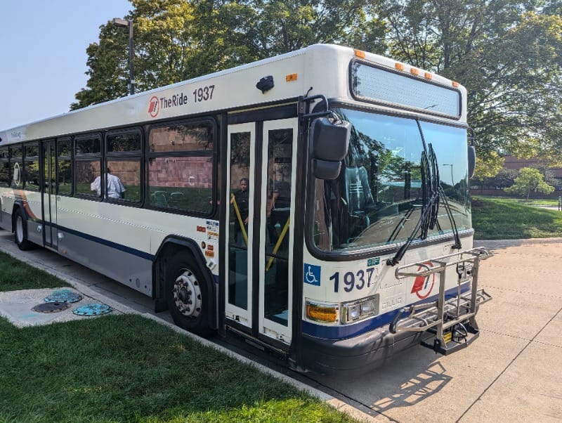 TheRide in Ann Arbor has wheelchair accessible buses