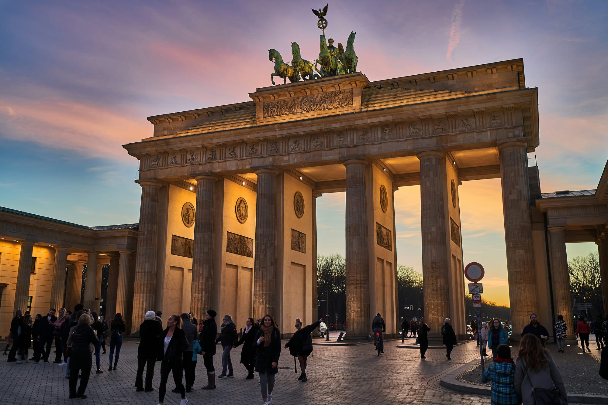 Brandenburg Gate in Berlin, Germany