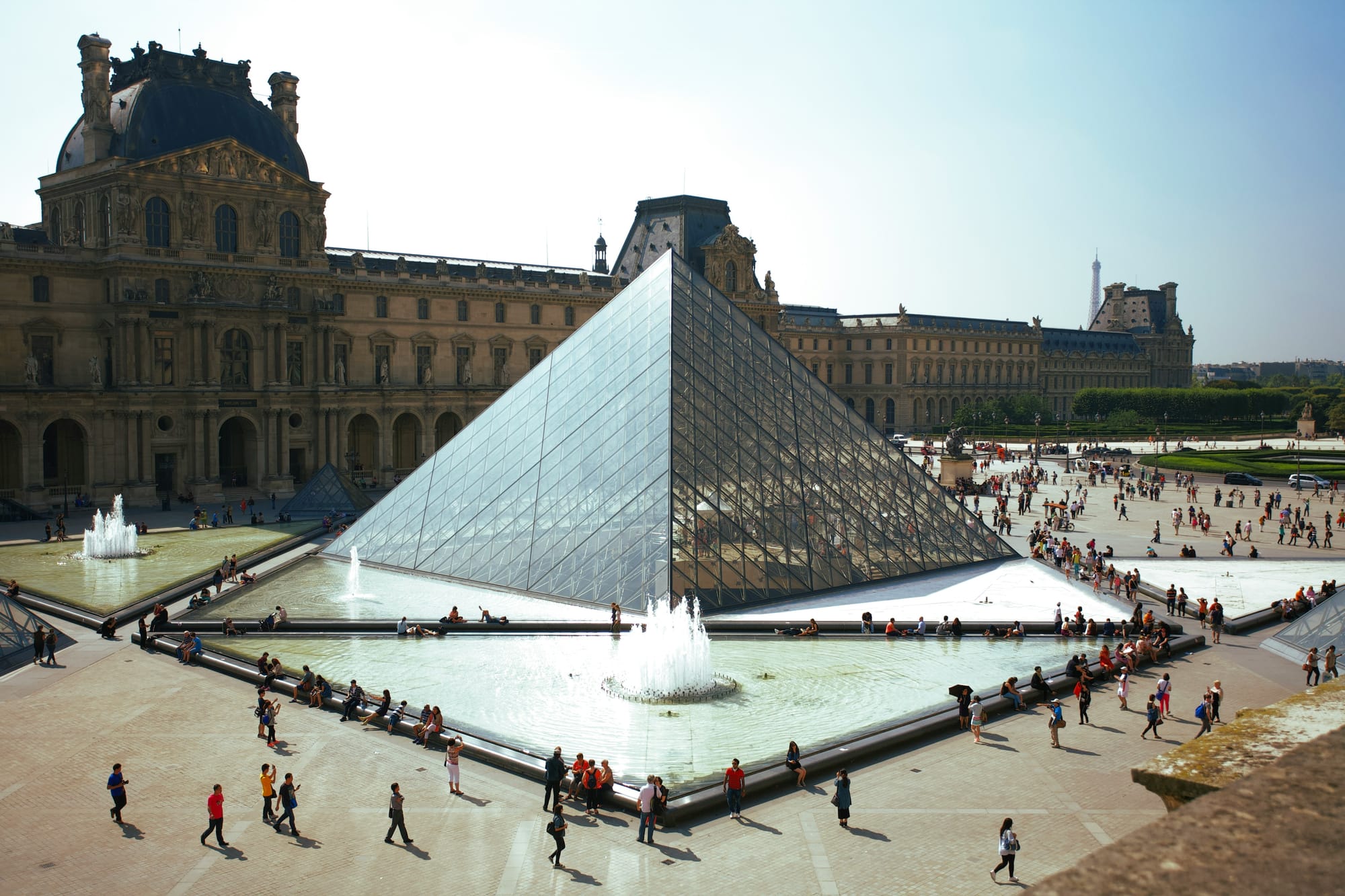 The Louvre Museum in Paris, France, an accessible attraction