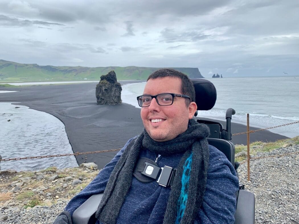 Cory Lee exploring the south coast of Iceland