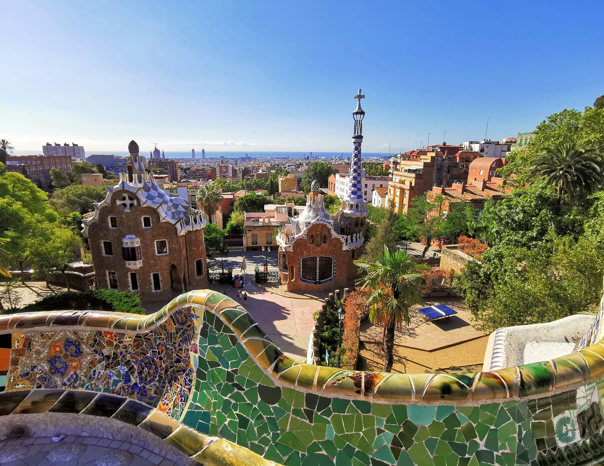 Park Güell is a wheelchair accessible attraction in Barcelona