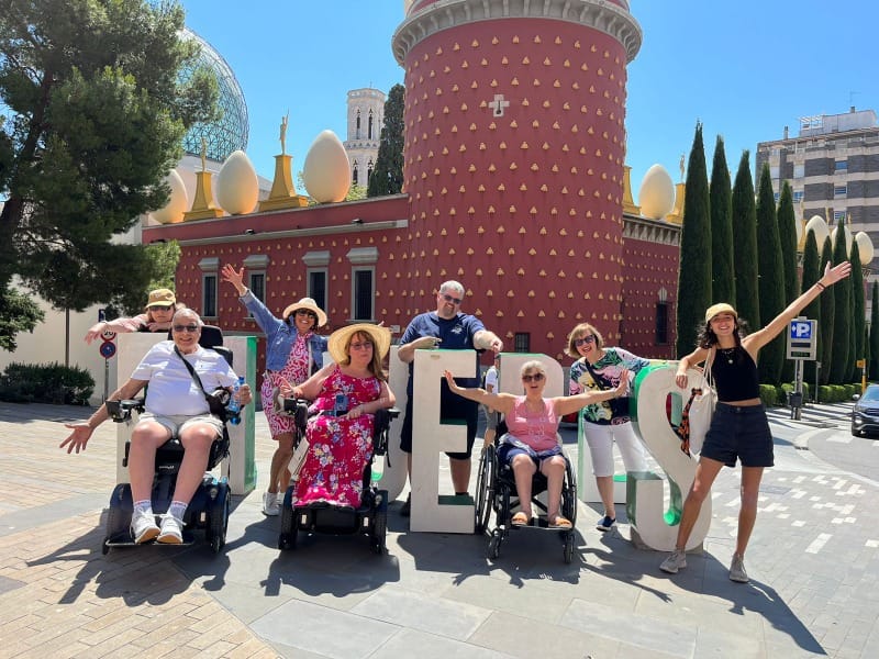 A disability group trip to Barcelona