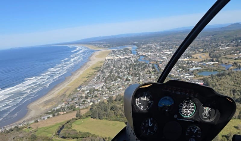 Seaside Helicopter Tours provides tours of Seaside and the coast