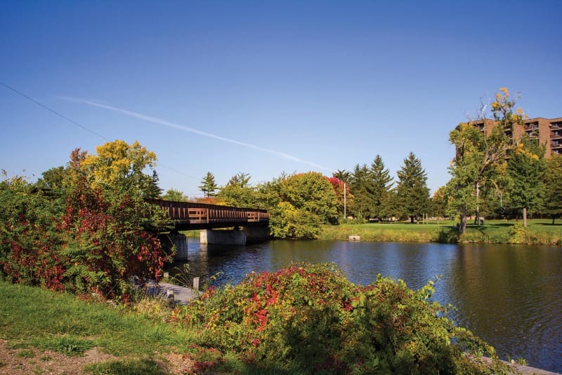 Lansing River Trail in Lansing, Michigan