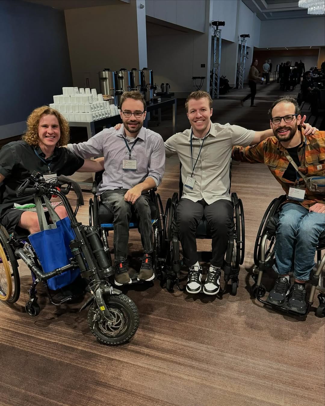 Wheelchair advocates at the Unite 2 Fight Paralysis conference