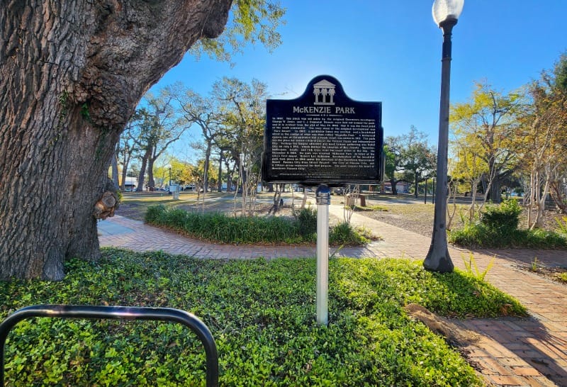 Accessible pathways at Historic McKenzie Park