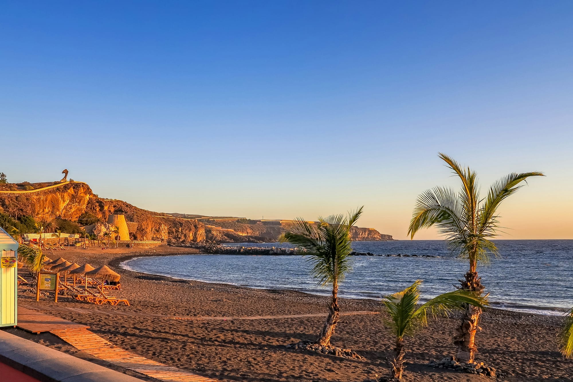 Sunset at Tenerife Beach