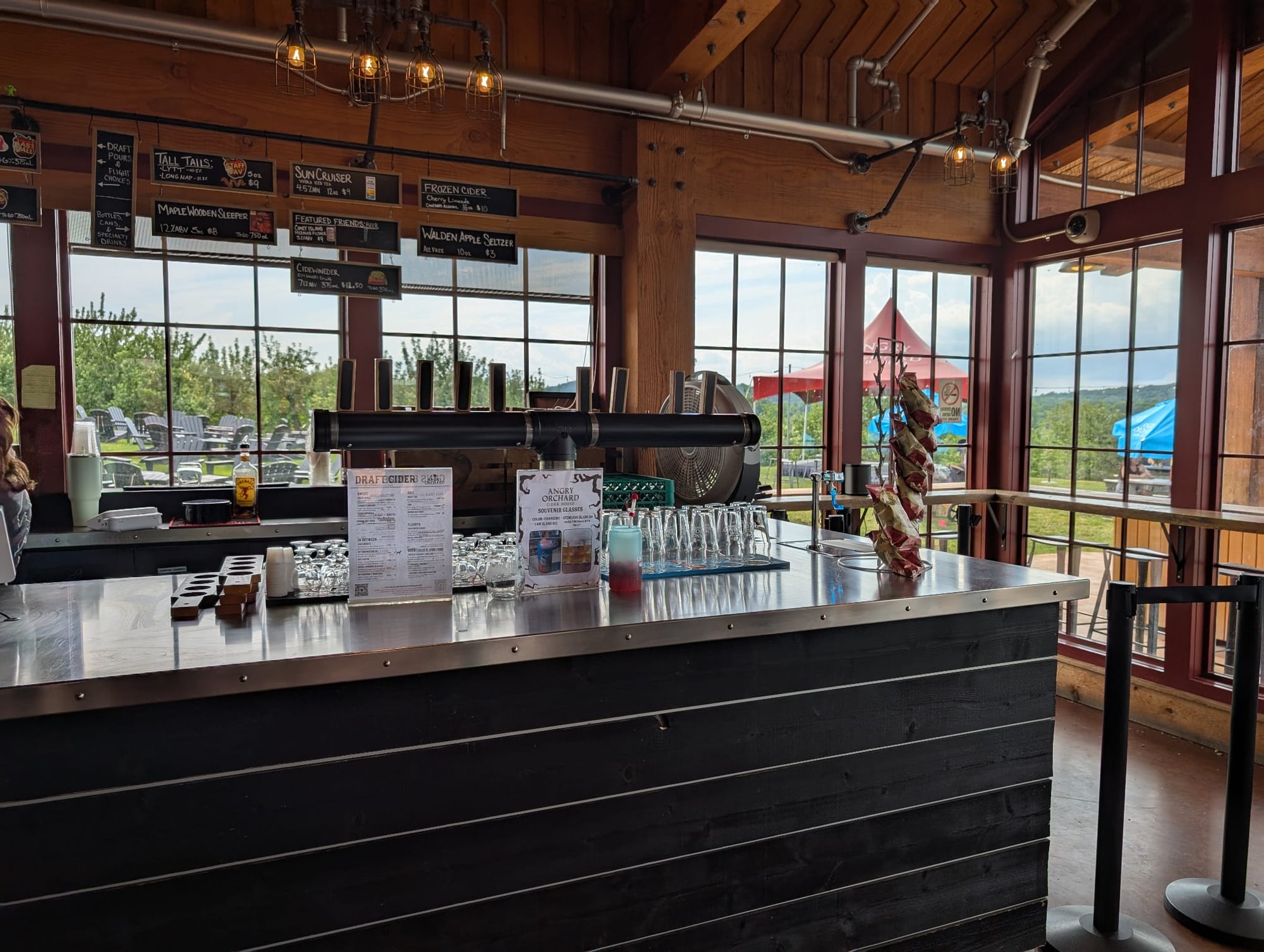 Taproom at Angry Orchard in NY