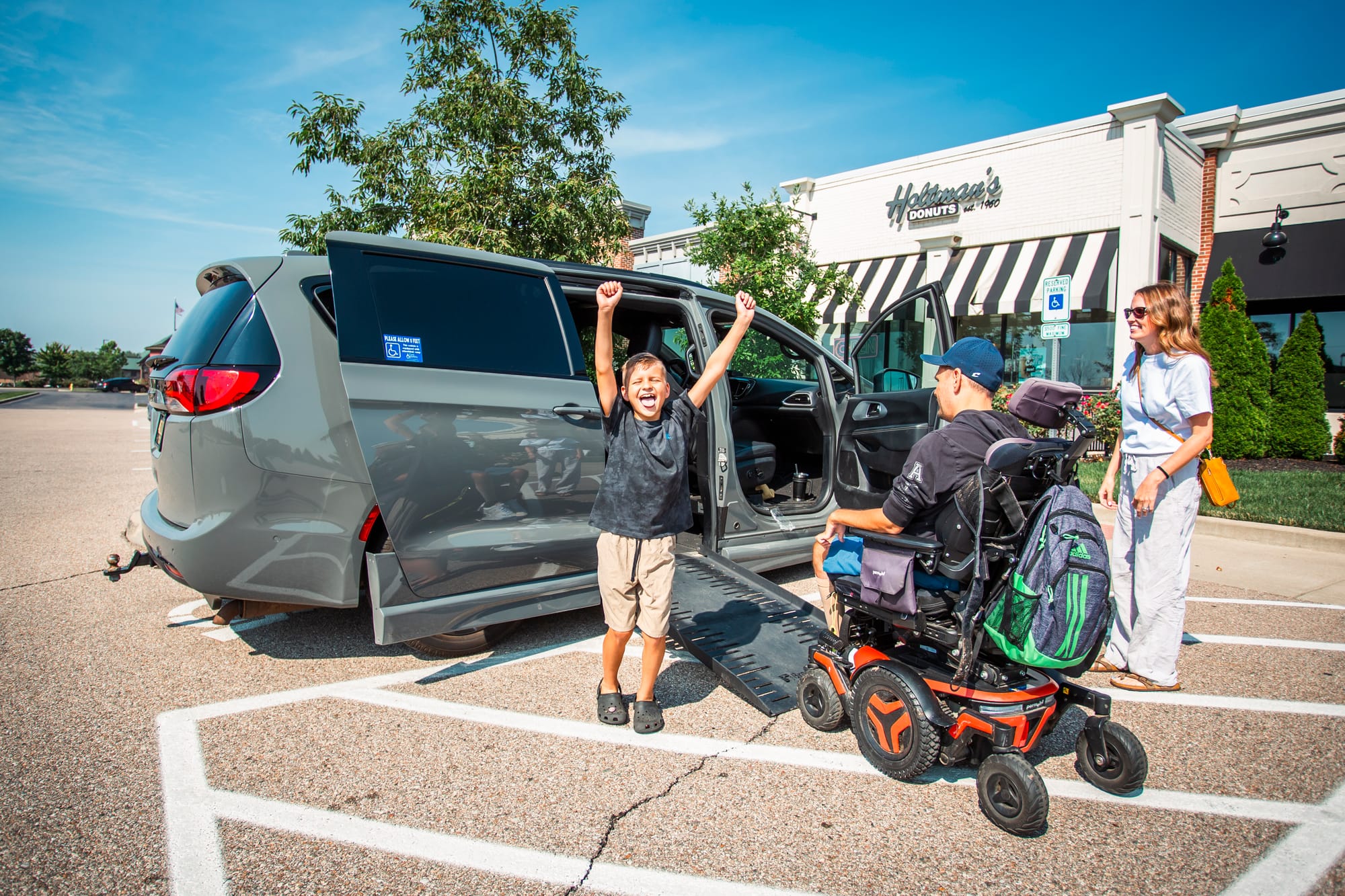 Adapted van rental with wheelchair ramp in Butler County, OH