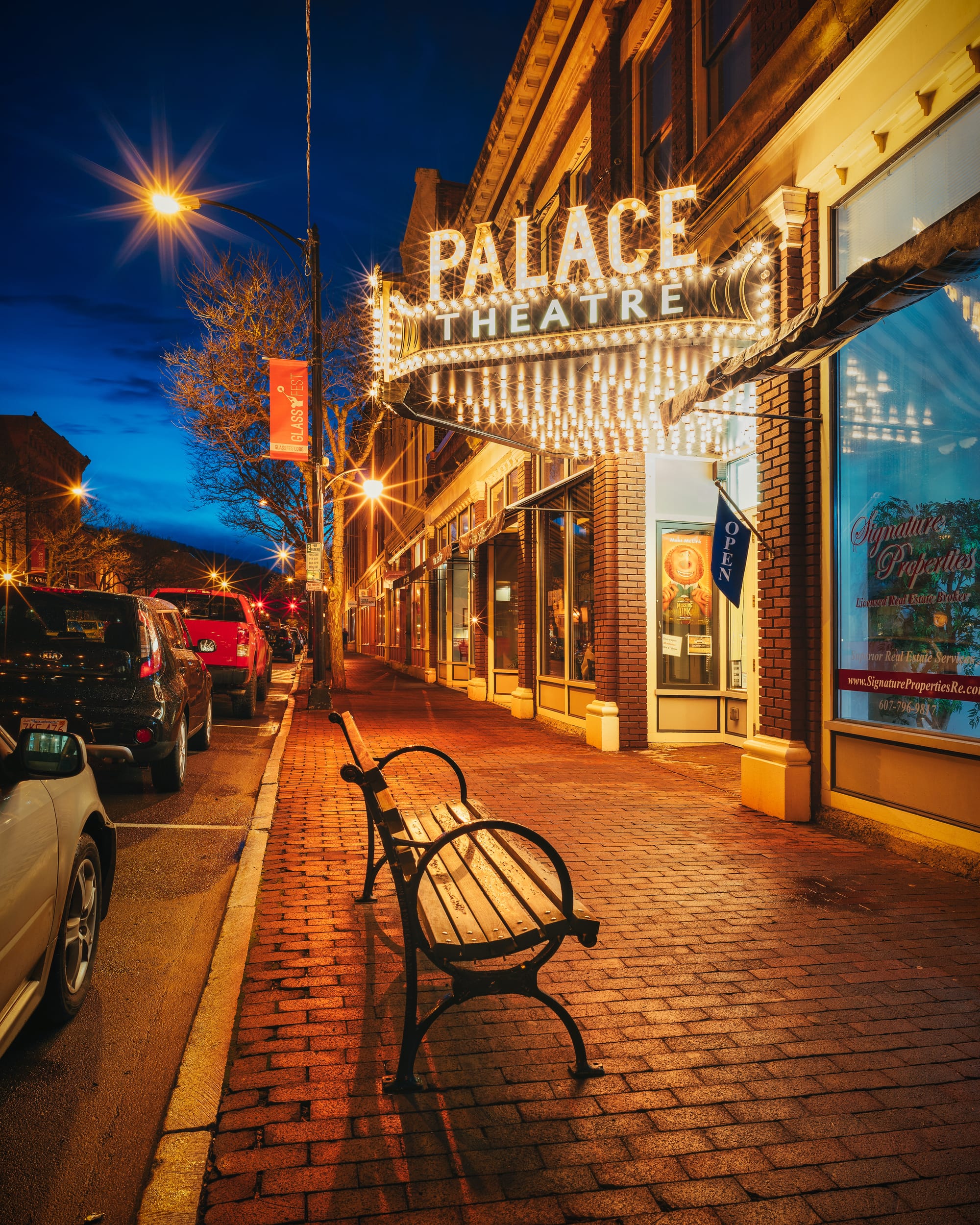 Palace Theatre in downtown Corning, Steuben County, New York
