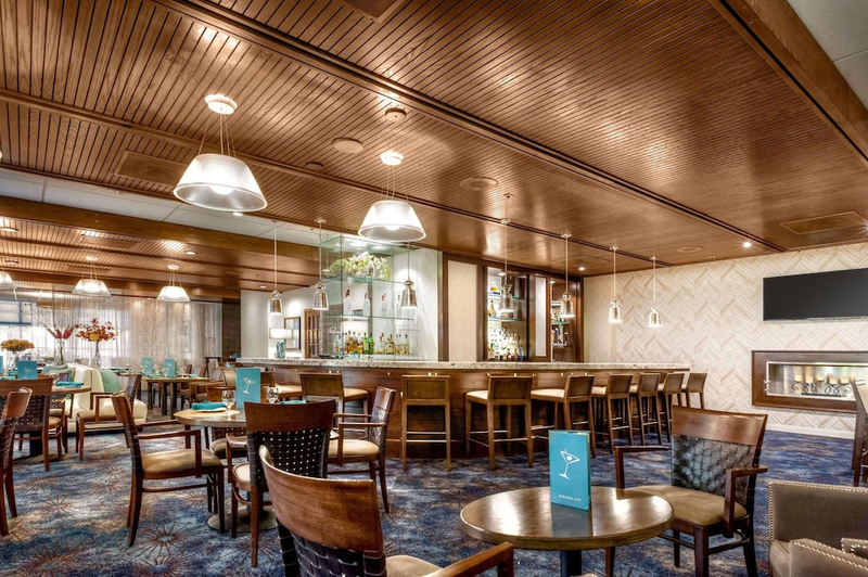 Onsite restaurant and bar at Radisson Hotel Corning