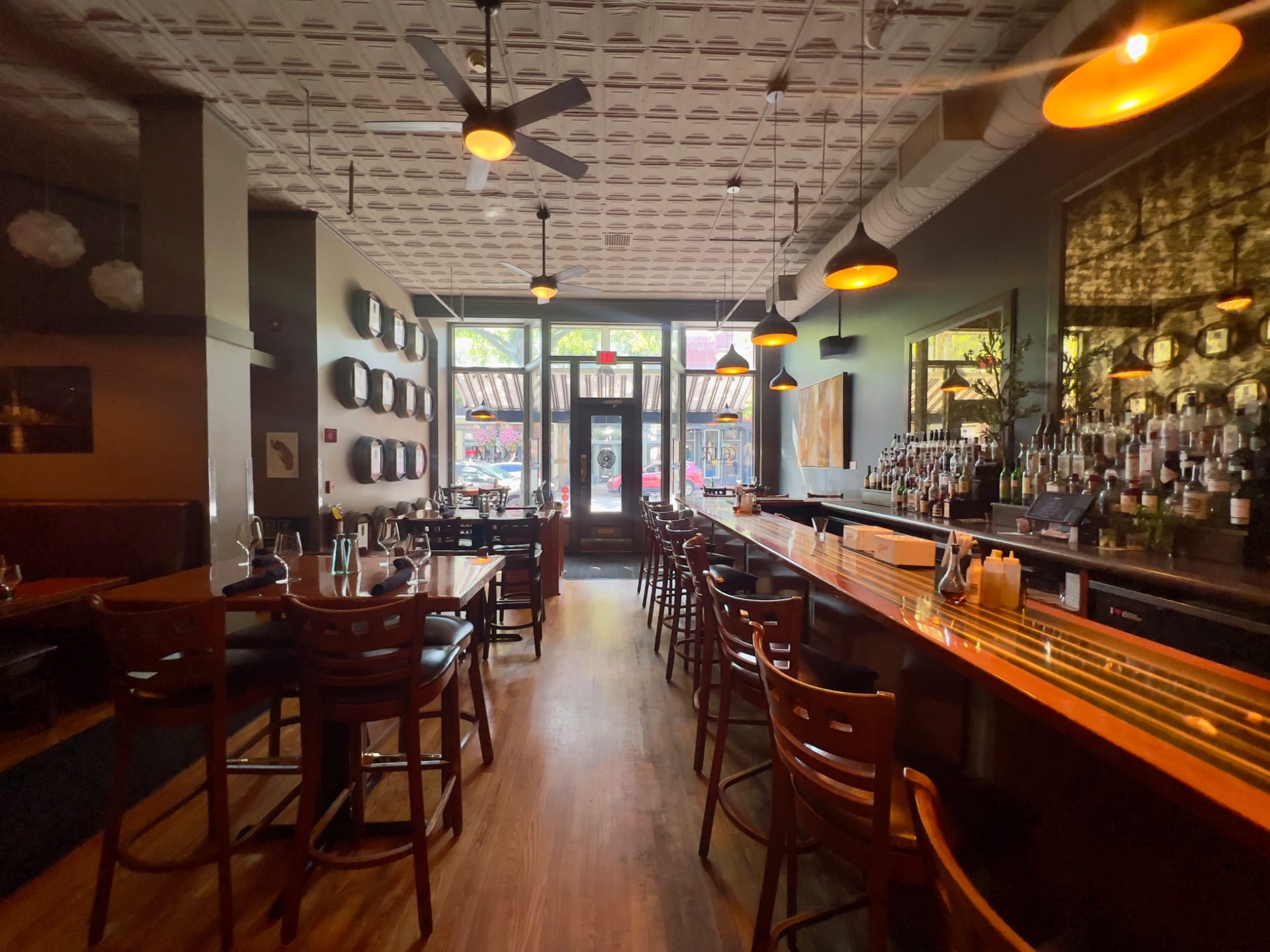 The Cellar restaurant dining room in Steuben, NY