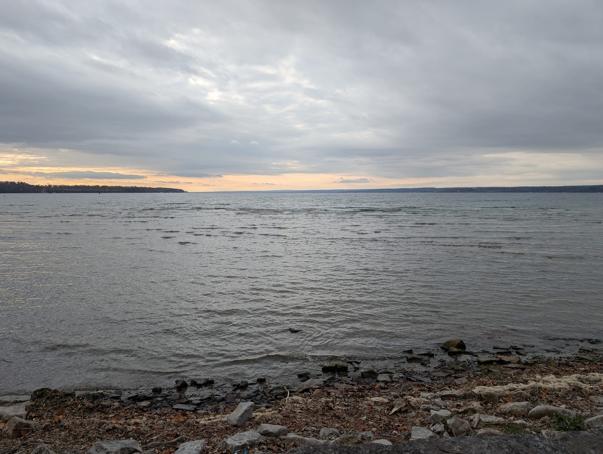 View of the lake at Seneca Lake State Park