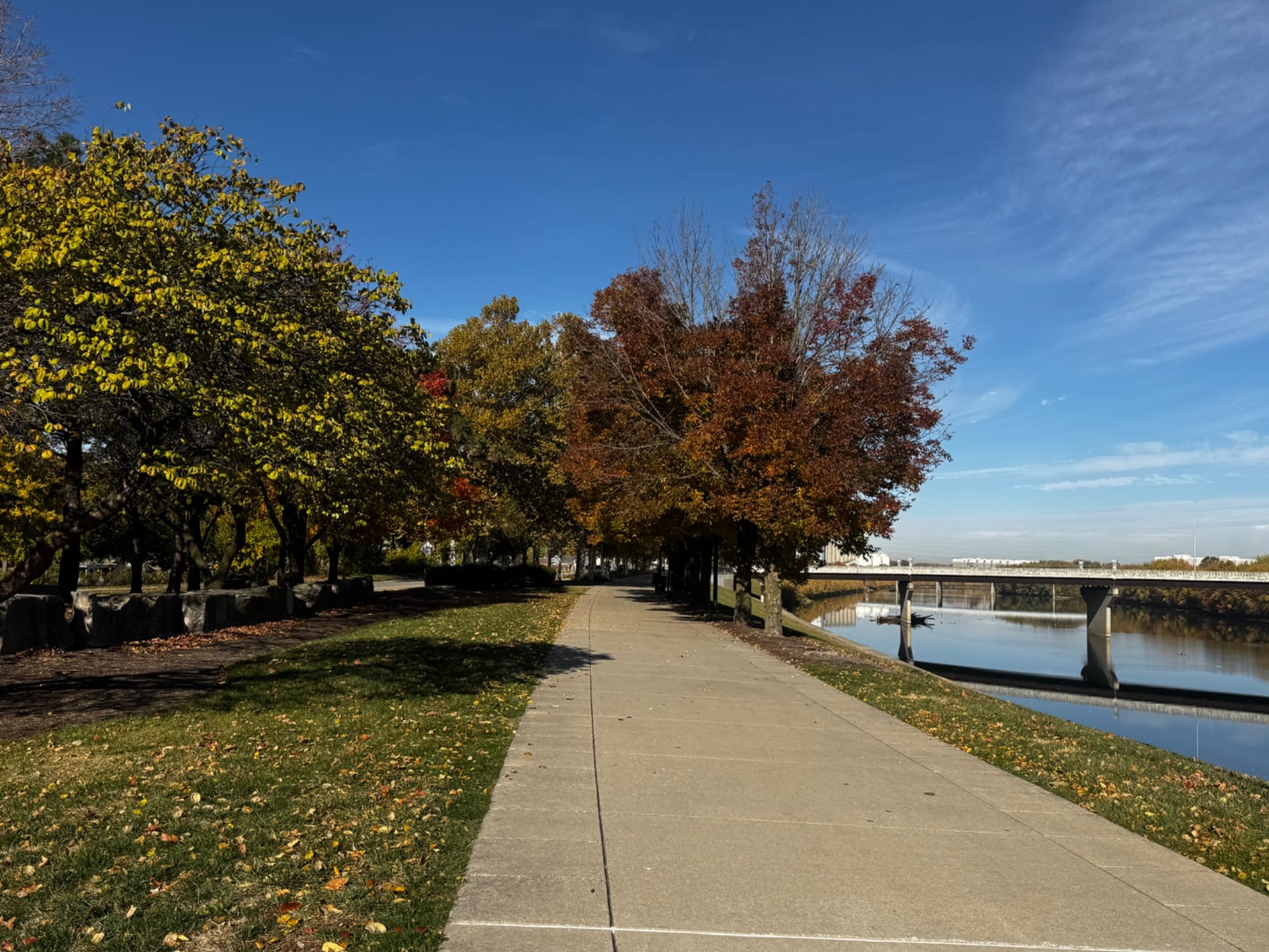 Accessible trails at White River State Park