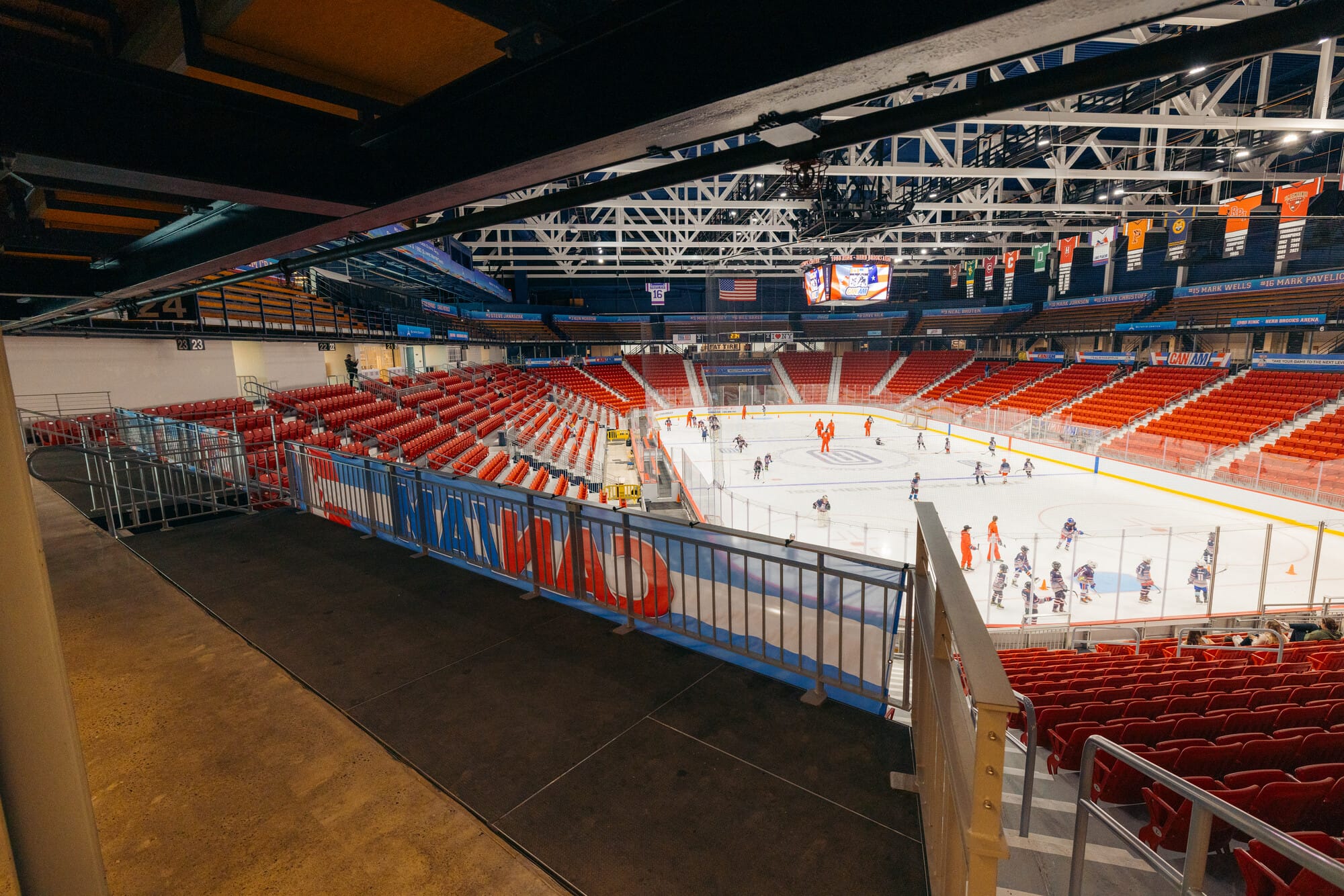 Hockey rink at Lake Placid Olympic Museum