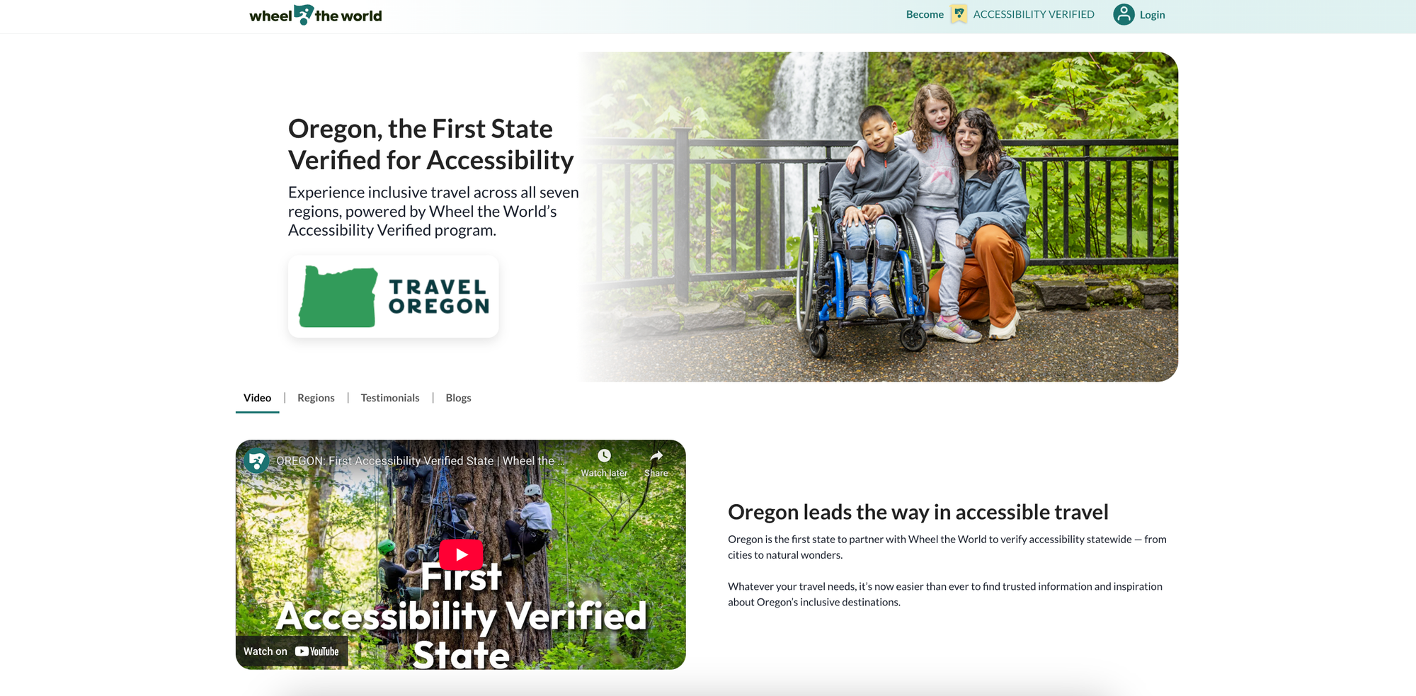 Oregon's dedicated page for Wheel the World's verified hotels, activities, restaurants, and more