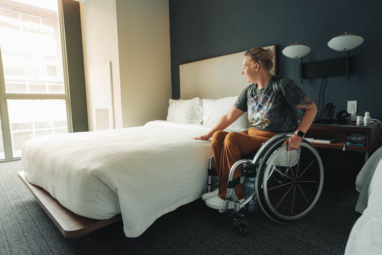 Hotel Bed Height Not Regulated by ADA: 4 Tricks to Transfer Safely