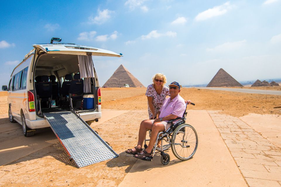 Accessible and adapted van in Morocco. Wheel the World can plan your accessible transportation needs during travel.