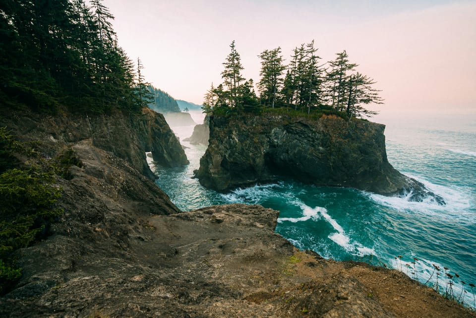 Ocean landscapes of Curry Coast, Oregon