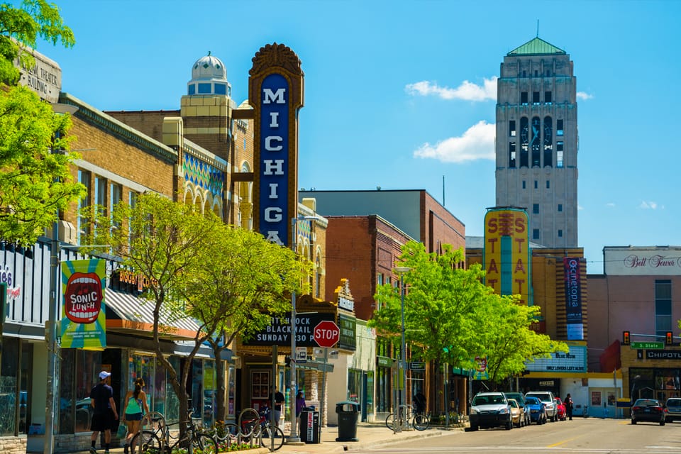 Michigan Theater in downtown Ann Arbor