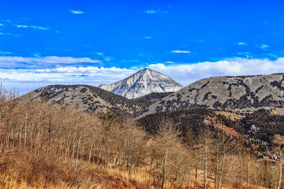Mountain in the distance near Pueblo, CO